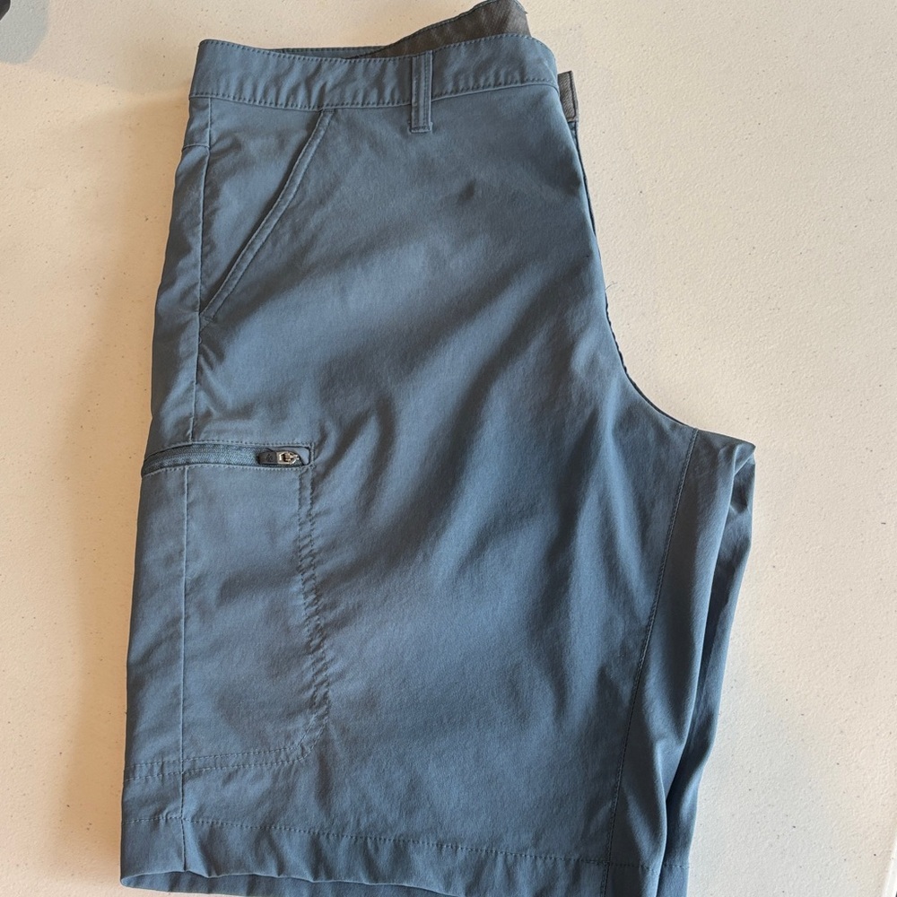 Blue Casual Shorts